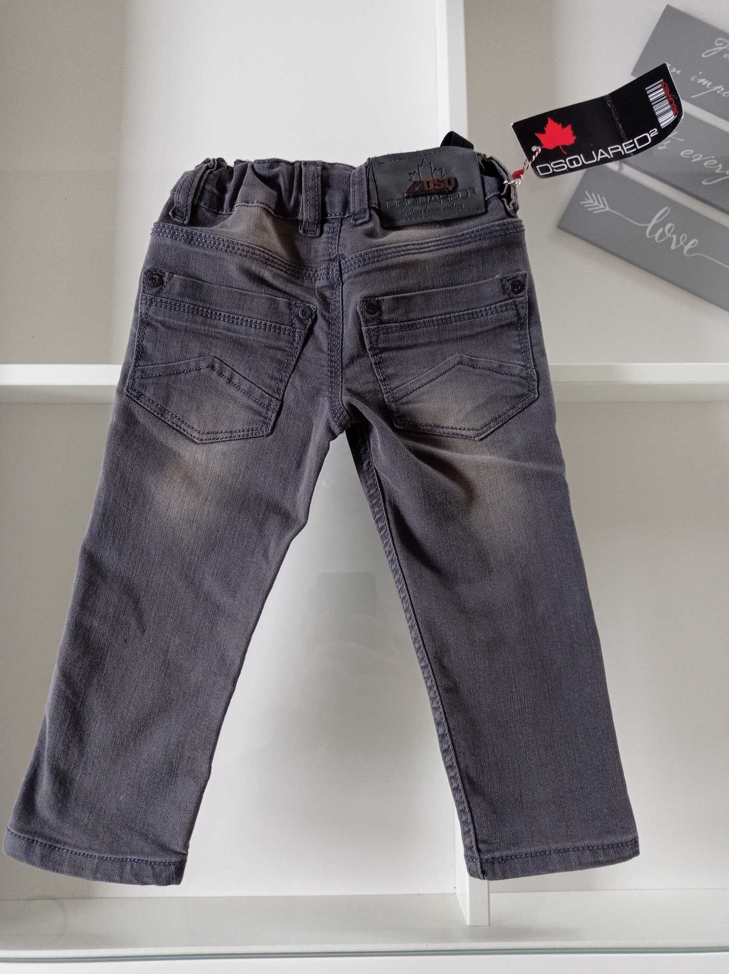 Spodnie jeansy dsquared r.92 NOWE