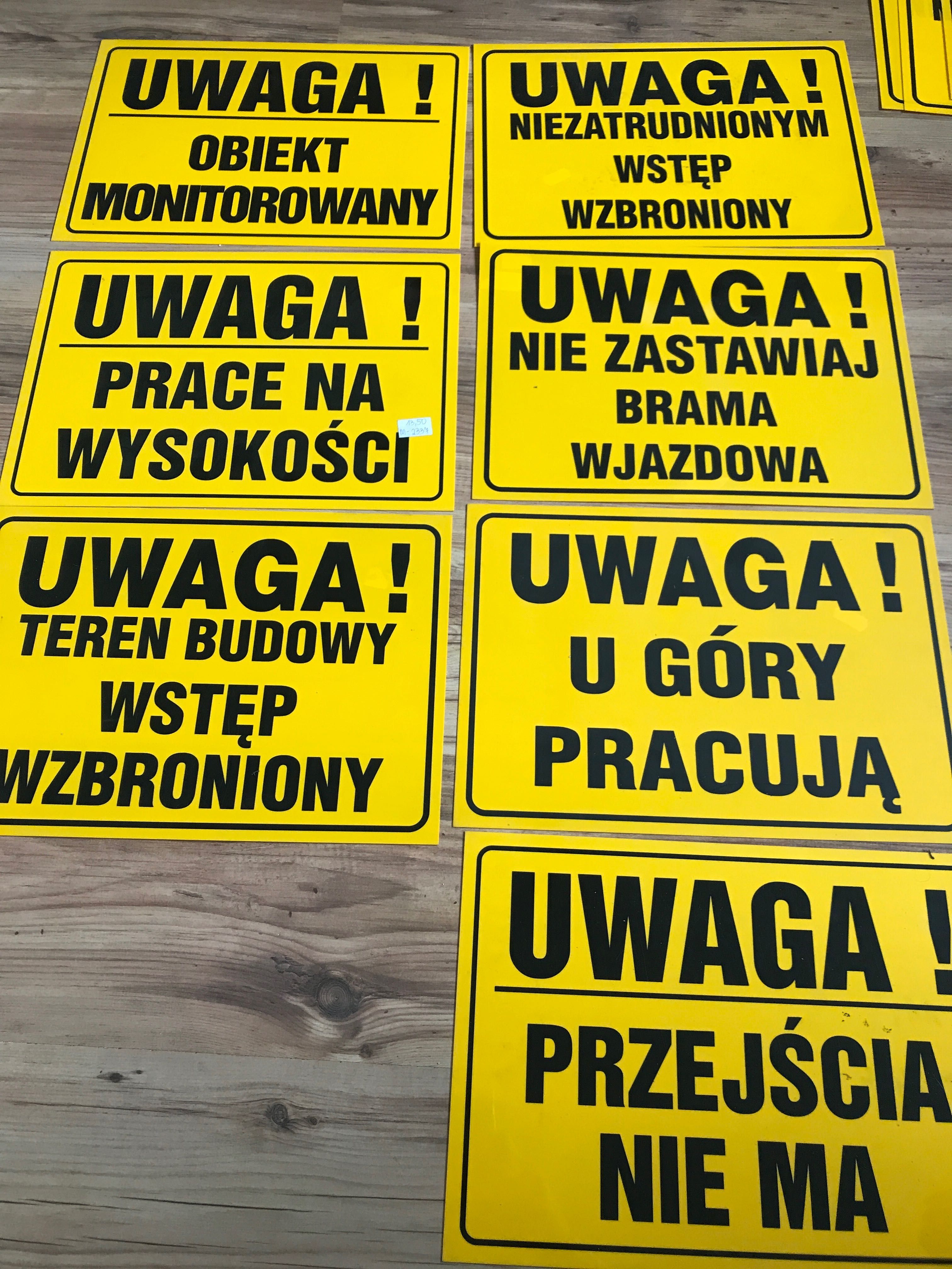 Tablice informacyjne 24x34