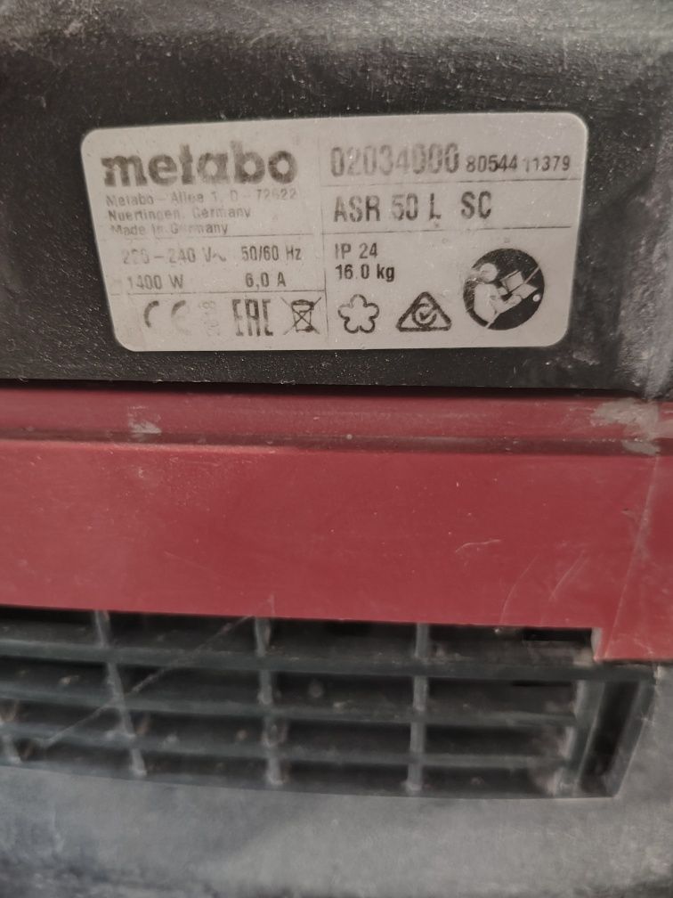 Metabo ASR 50L Odkurzacz Przemysłowy