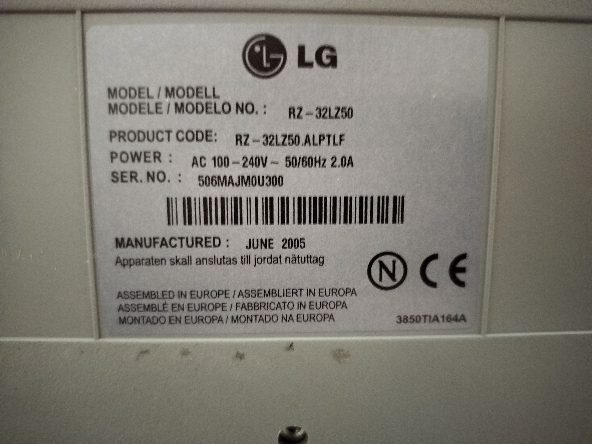 LCD LG do ano 2005