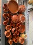 38 peças variadas em barro