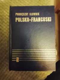 Duży Słownik polsko-francuski twarda oprawa idealny