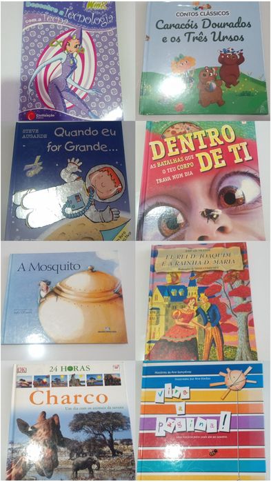 Vários livros infantis novos