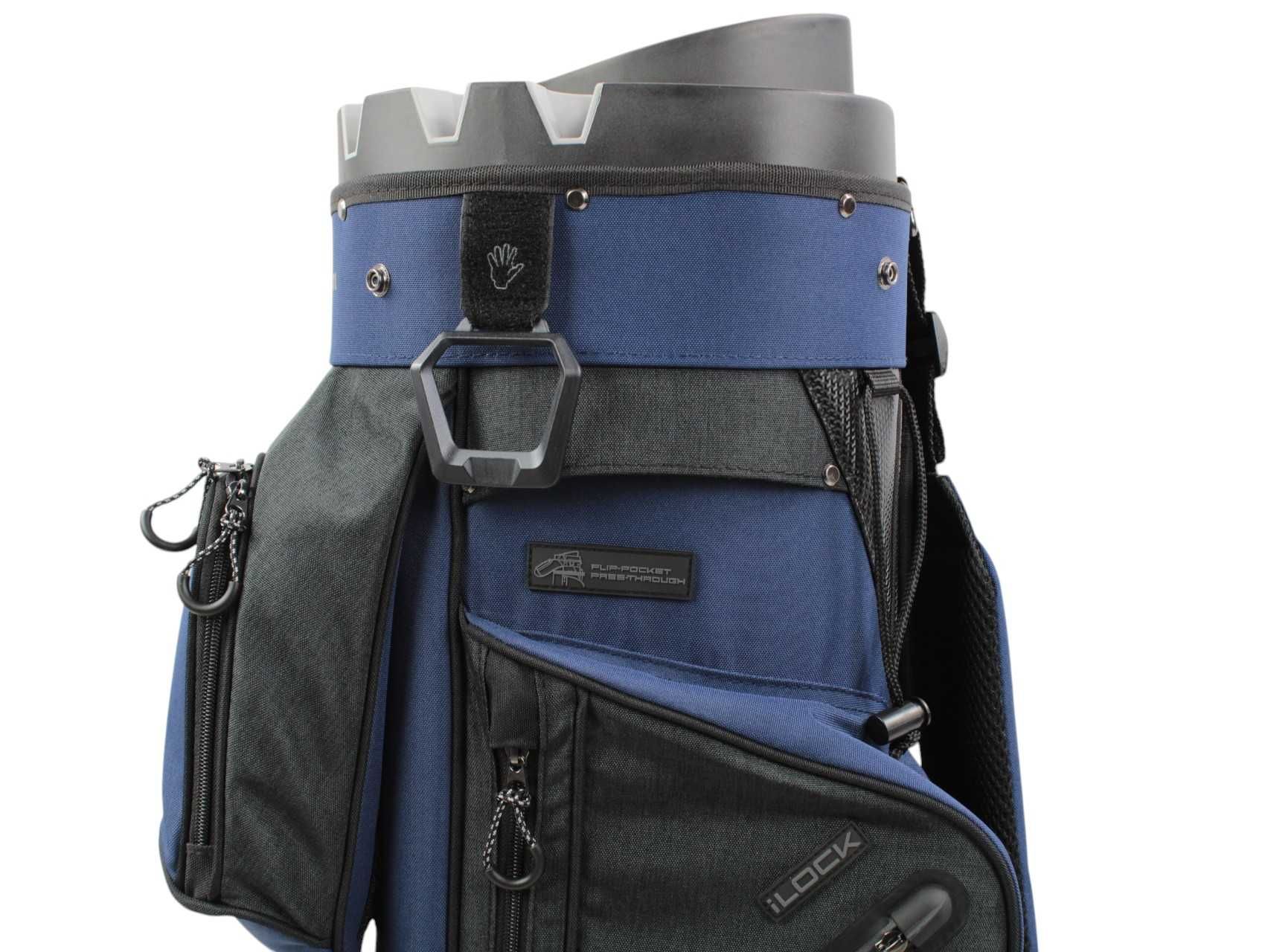 CART Bag Wilson I-LOCK torba golfowa do golfa na wózek lekka NAVY