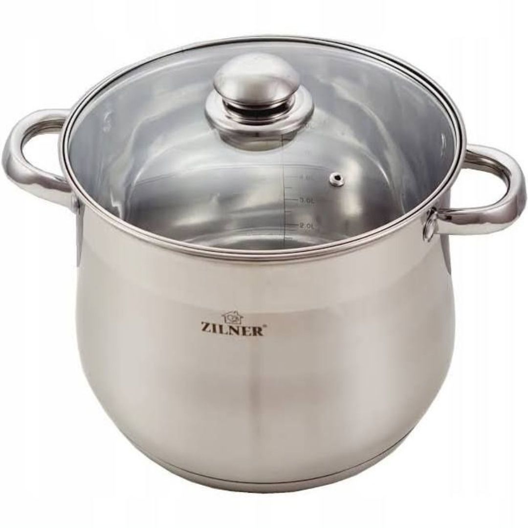 Garnek 16 litrów stal nierdzewna 18/10 indukcja gaz gastro ZILNER