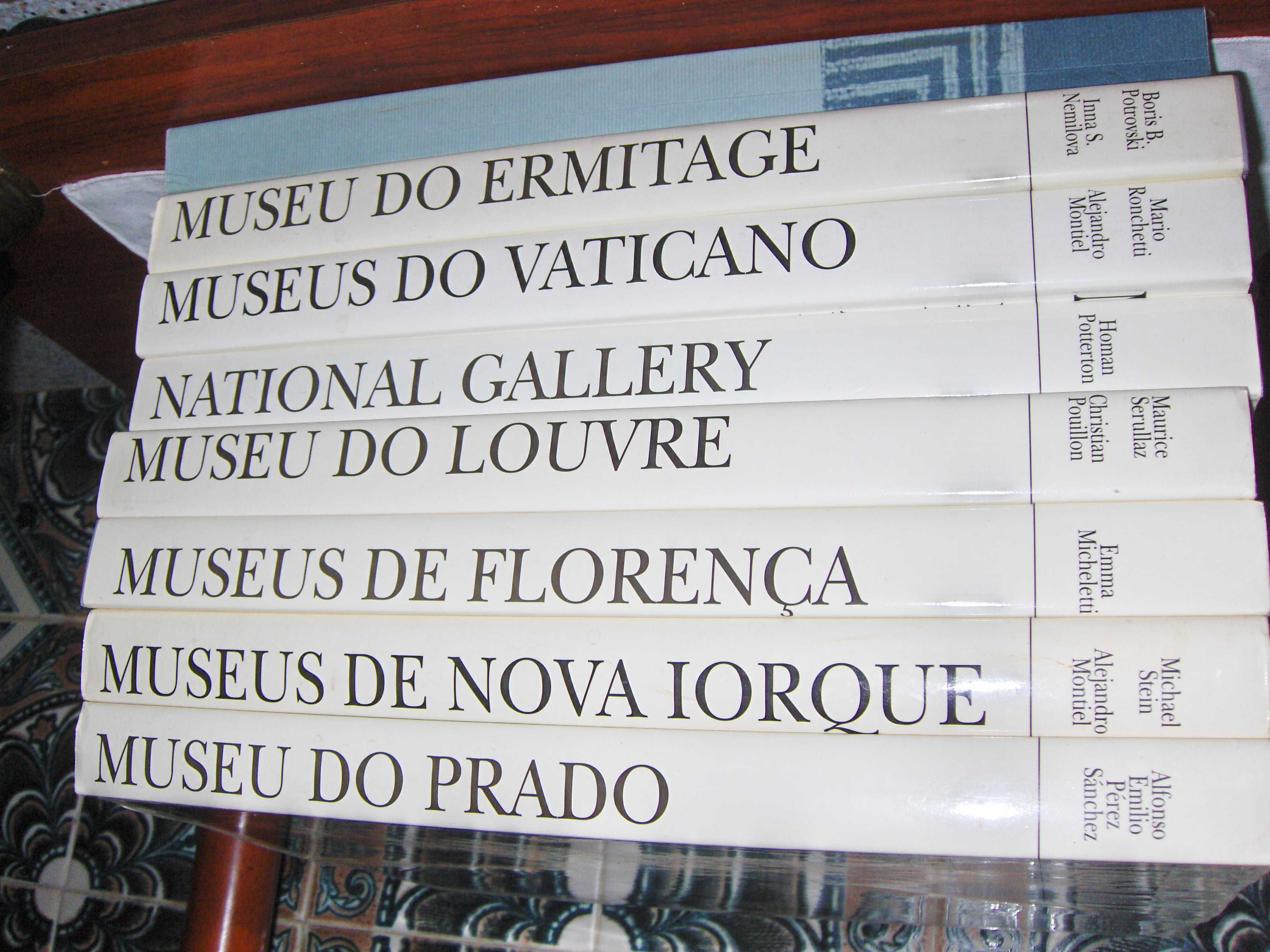 Livros de COLEÇÃO: GRANDES MUSEUS DO MUNDO - 7 volumes