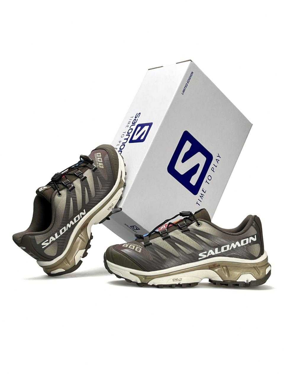 Кросівки Salomon XT-4 LAB Khaki Brown premium i89