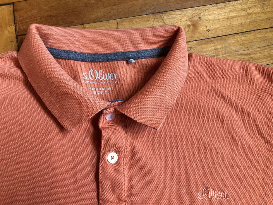 Классная мужская футболка поло s.Oliver Regular Fit оригинал