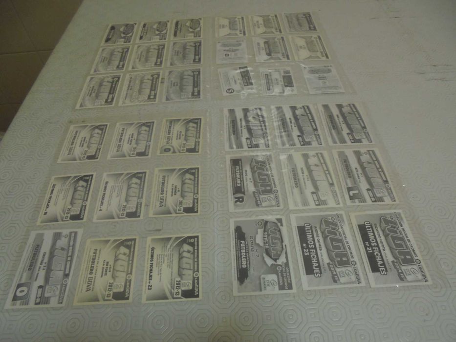 Lote de cromos de jogadores portugueses na La Liga Espanha 20...