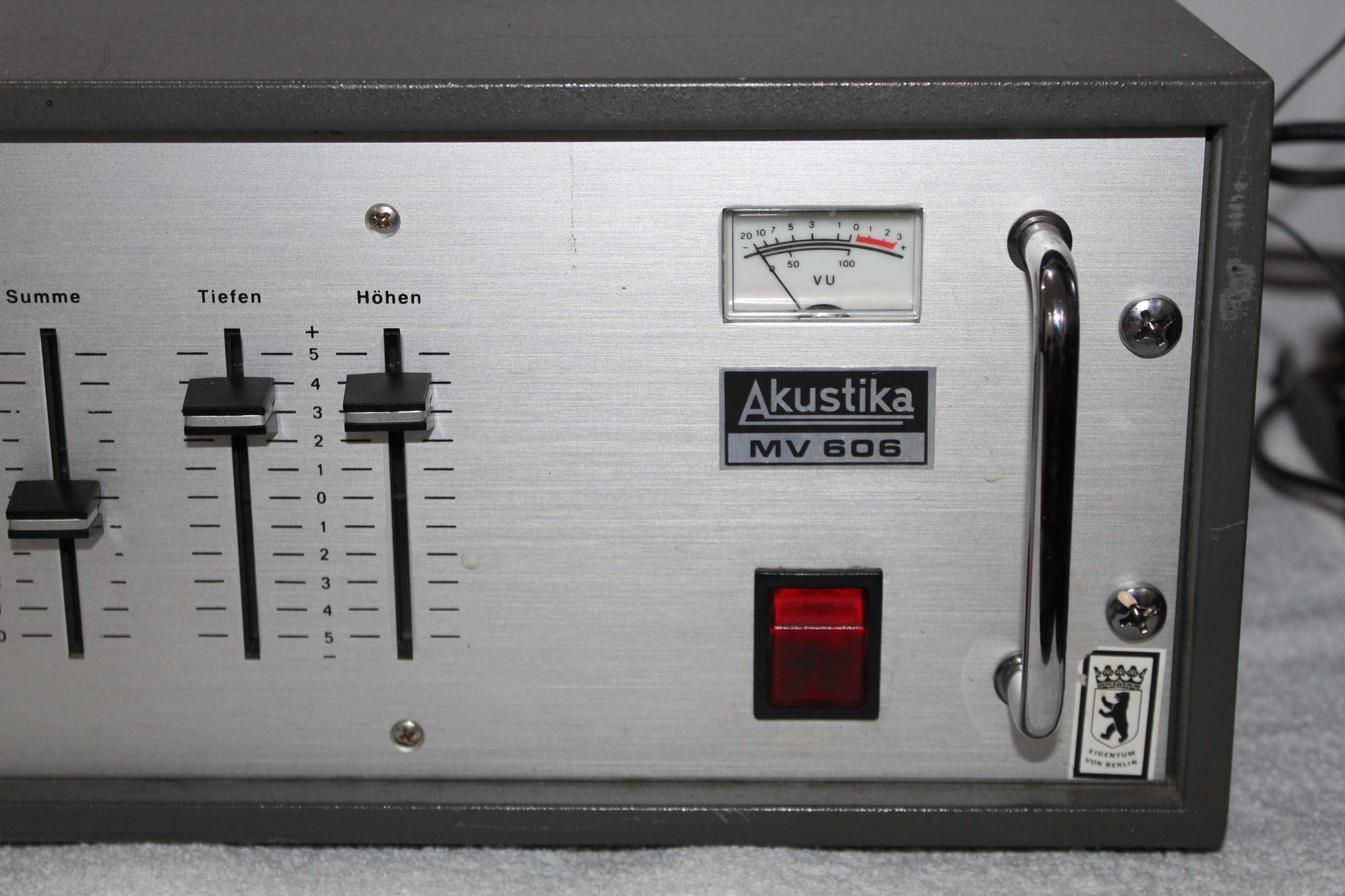 AKUSTIKA MV606 Wzmacniacz końcówka mocy audiofilska vintage Wysyłka