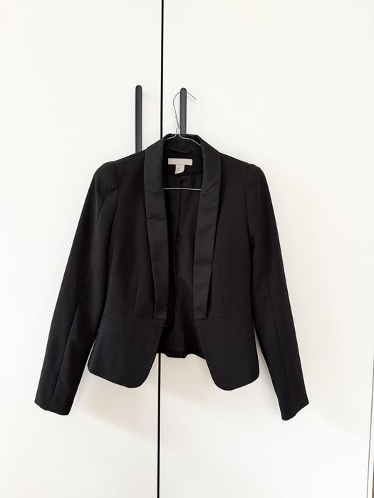 H&M czarna marynarka 34