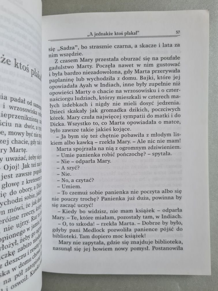 Tajemniczy ogród - Frances Hodgson Burnett