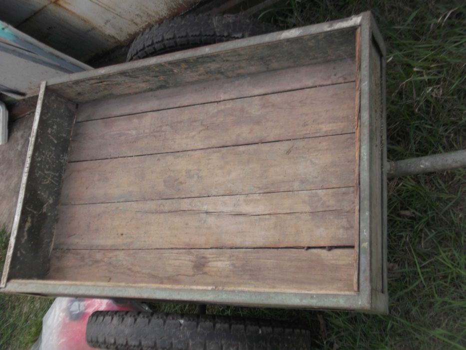 Тачка господарська з колесами від ИЖ, або обмін на стовпчики