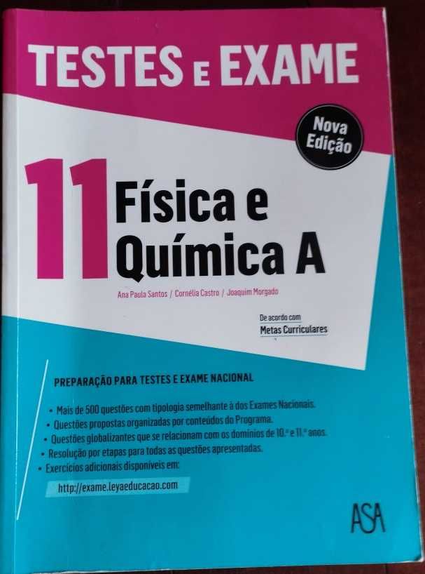Livro de exercícios de Física-Química A de 11º ano