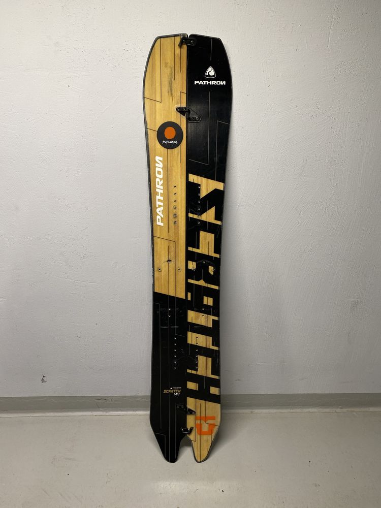 Splitboard Pathron Scratch 161 + Foki