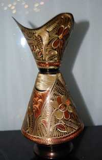 Miedziany ręcznie zdobiony Wazon - Gulistan