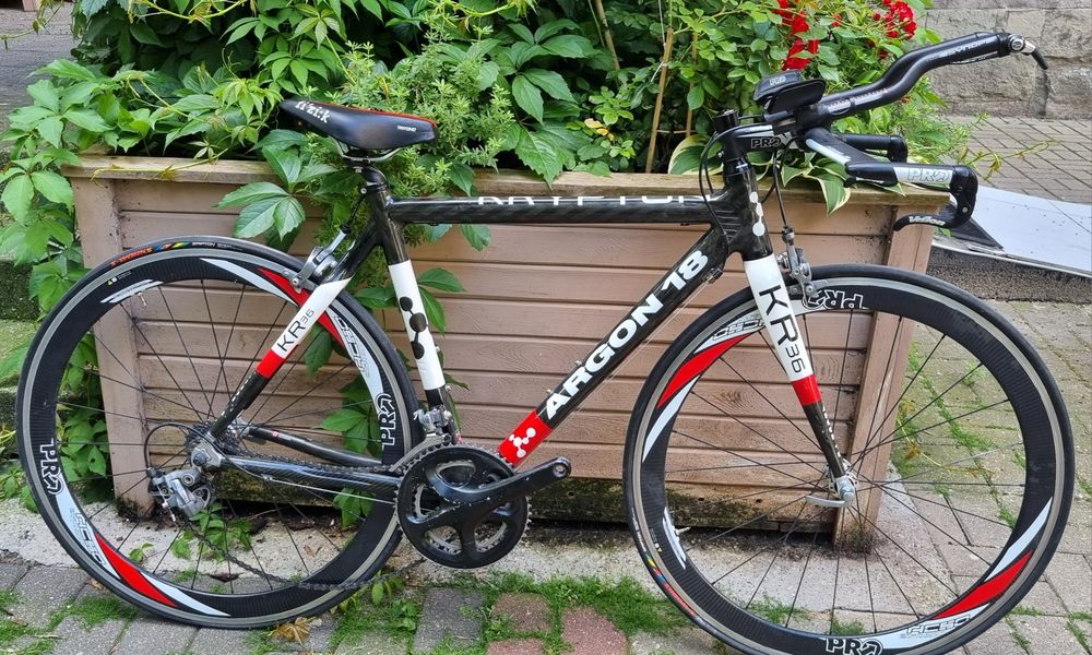 Szosa carbon czasówka tt triathlonowy Argon 18 czasowy