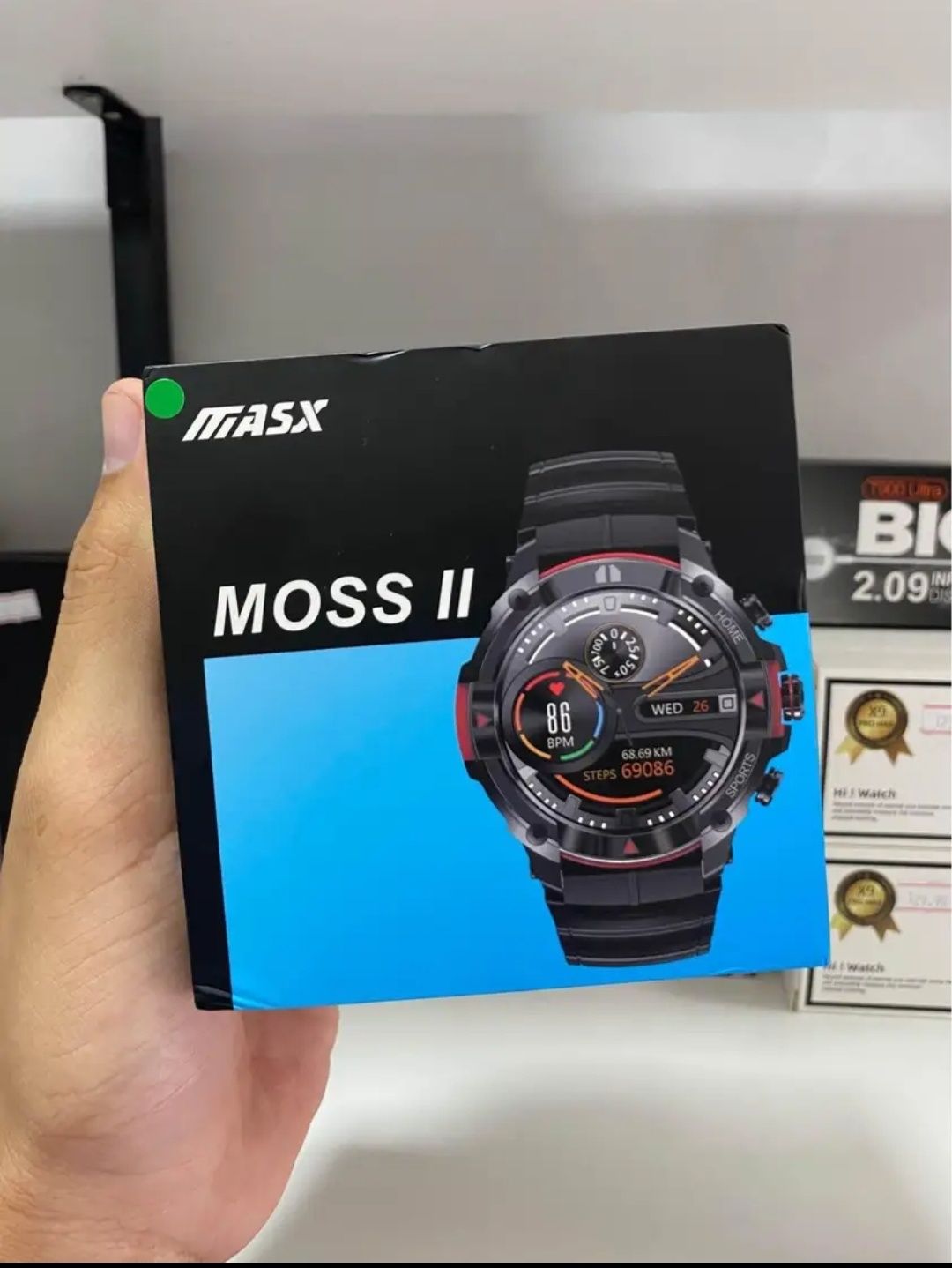 SÓ 55€ | Smartwatch MASK MOSS II | À prova de água | Tela A