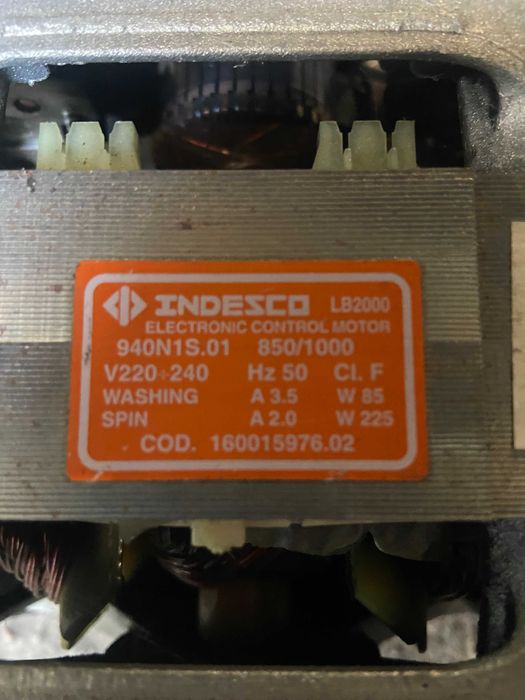 Електродвигун Indezco LB200, мотор для пралки