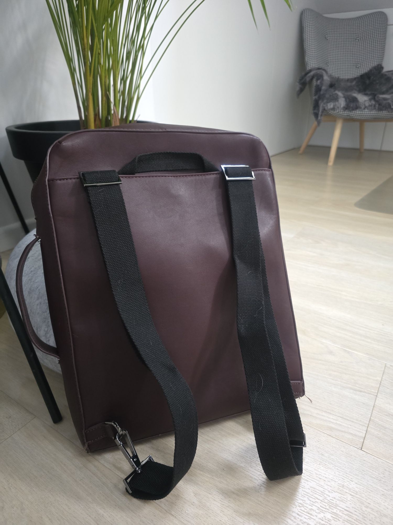 Męska torba plecak na laptopa elegancka  Zara Man