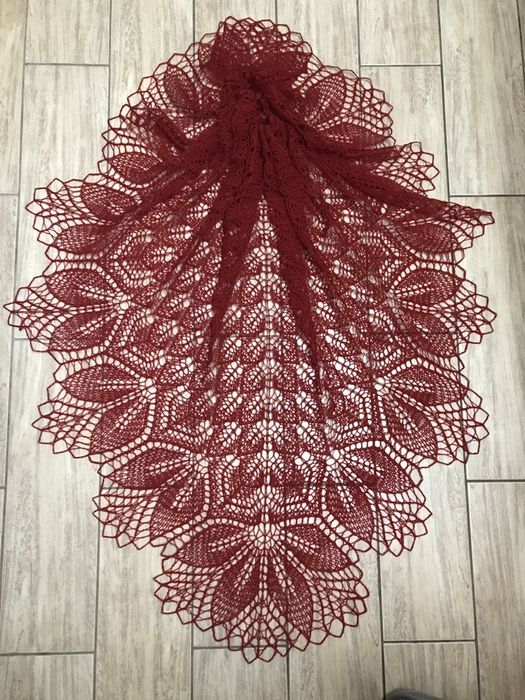 Шаль ручной работы