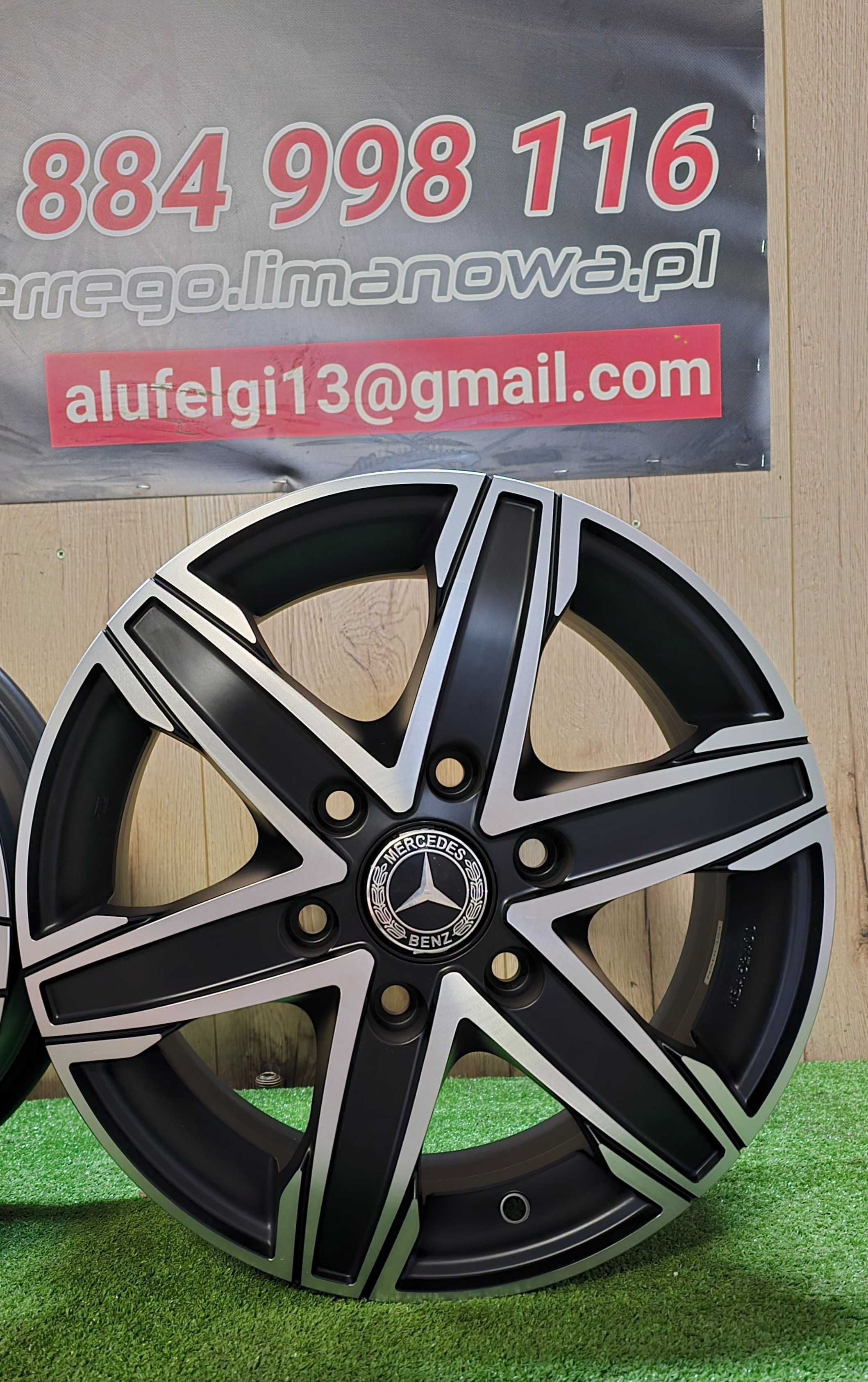 NOWE ALUFELGI MERCEDES 16x6x130 - Sprinter