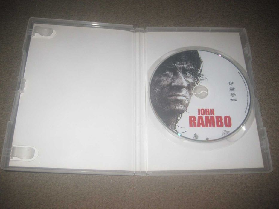 DVD "John Rambo" com Sylvester Stallone/Raro!