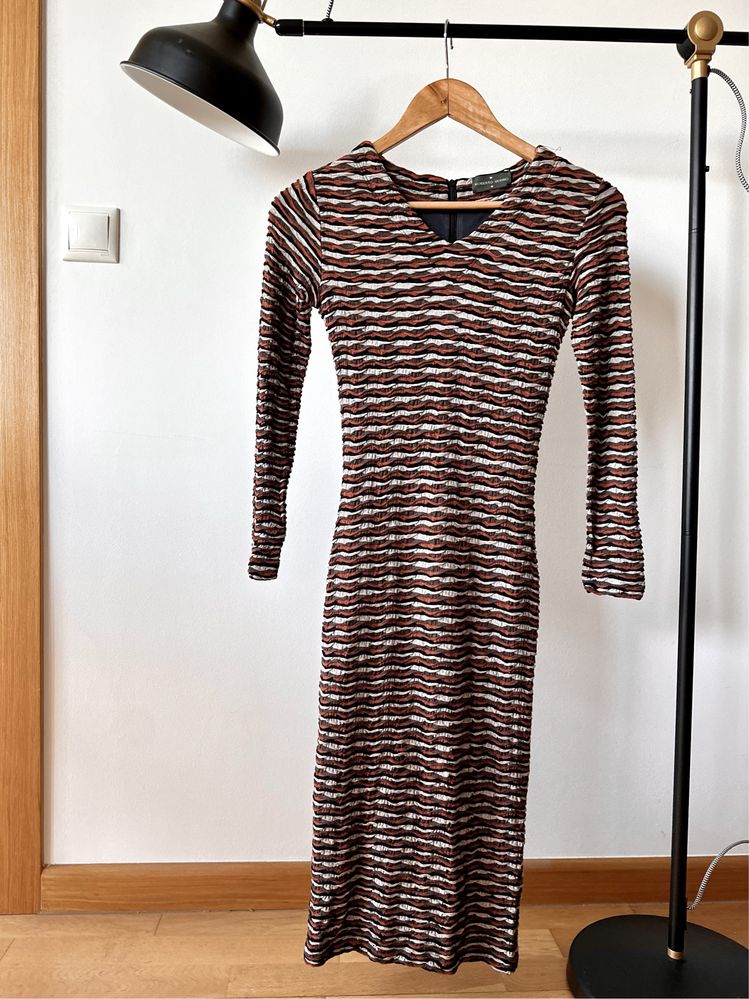 Vestido curto com estampa Roberto Verino