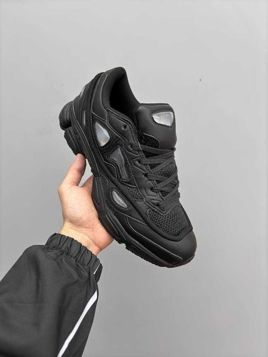 Кросівки Adidas x Raf Simons Ozweego III Black / кроси Раф Сімонс чорн