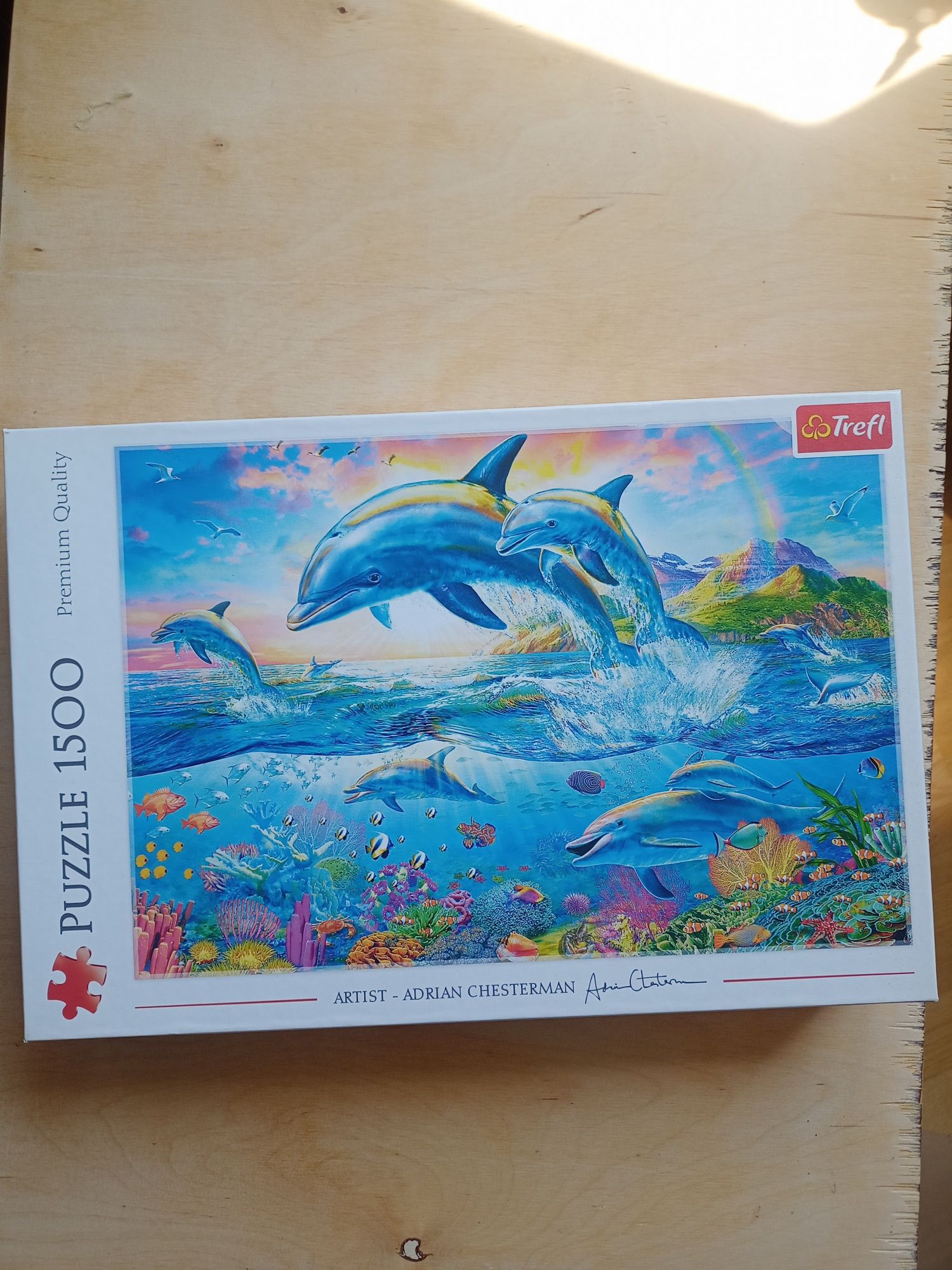 Puzzle trefl 1500 delfiny