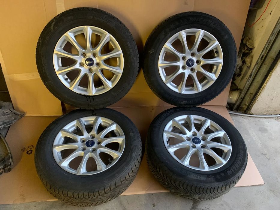 Alufelgi z oponami alusy felgi aluminiowe czujniki 5x108 R16 6.5J ET50 215/60 R16 Ford Mondeo MK5 DS7C-1007-K2A