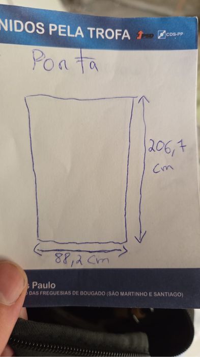 Porta de alumínio castanho