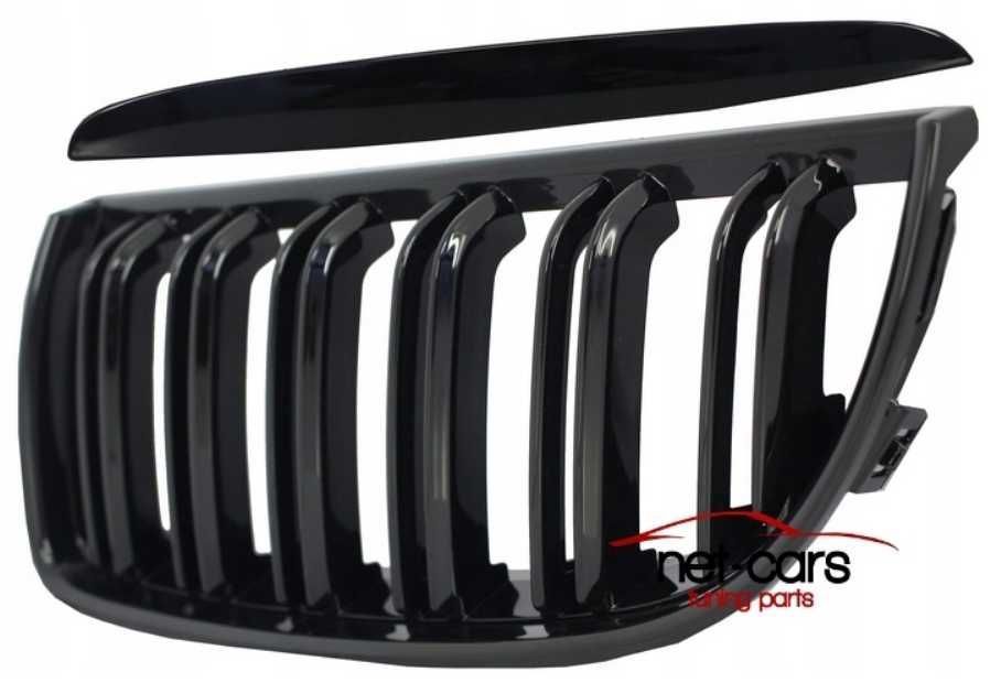 Grill Nerki BMW E90 E91 05-08 M Pakiet czarny połysk