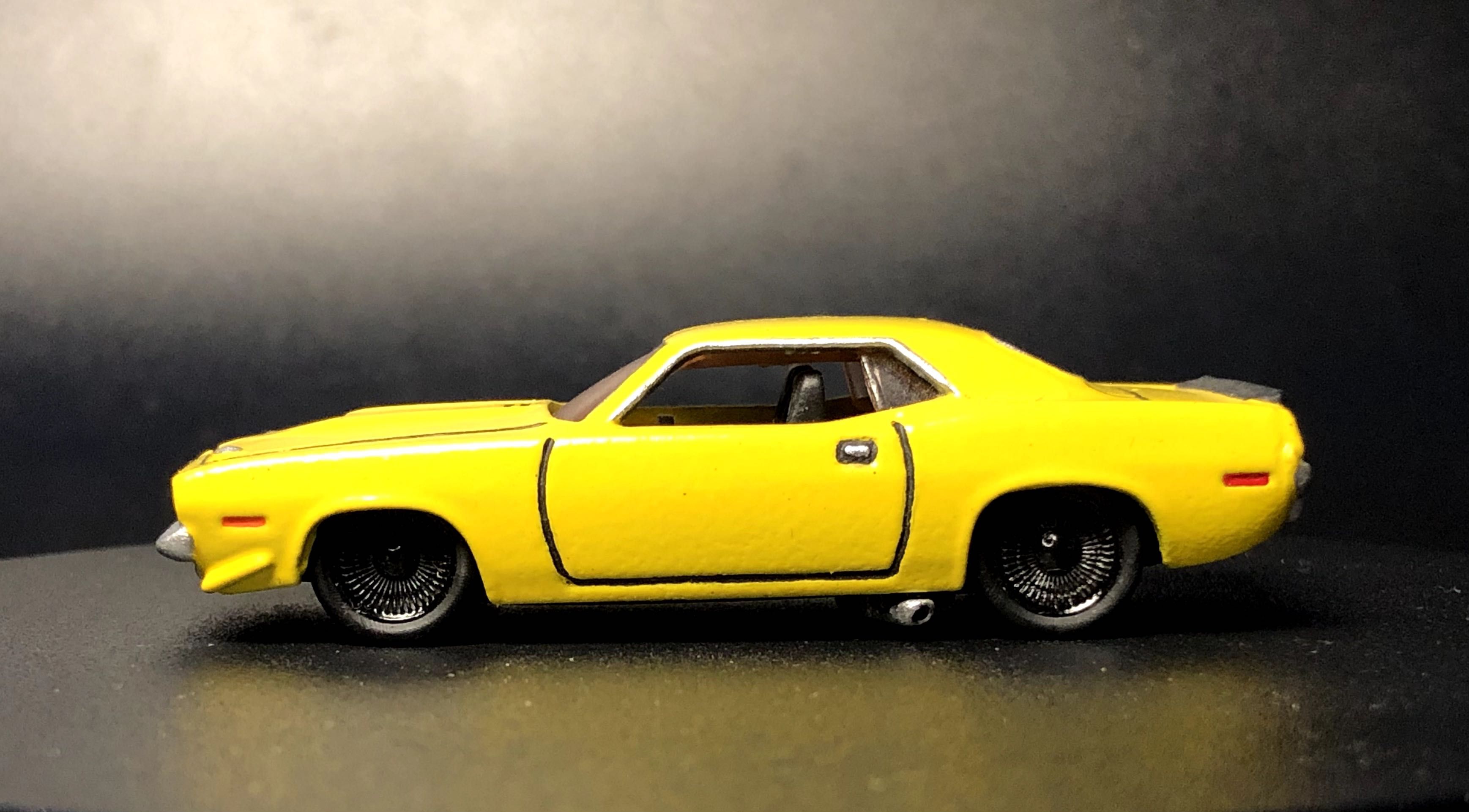 Hot Wheels Plymouth Barracuda Custom model jak Premium