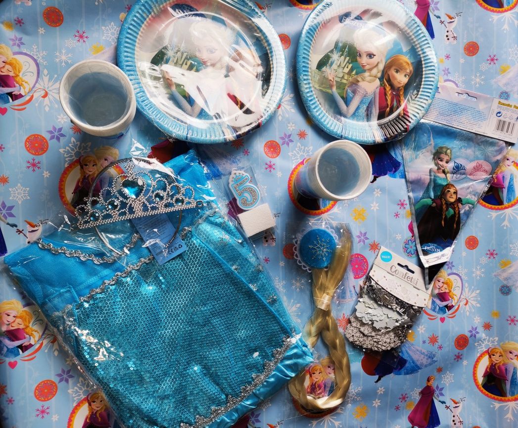 Frozen Festa Aniversário Kit Completo - Fato Acessórios Descartáveis