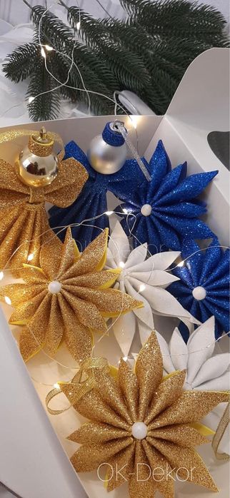 Ангелики на ялинку бантики ангели банти на Миколая Подарунок