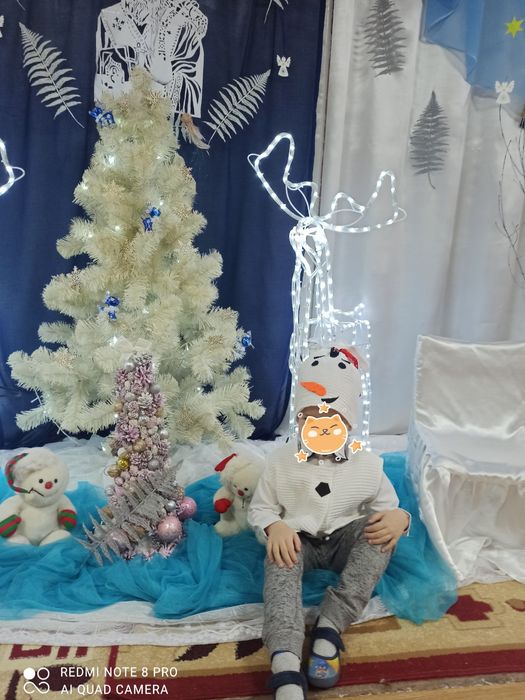 Новорічний костюм, сніговик. Шапка, морква