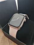 Srebrny smartwatch ZESTAW z ładowarką
