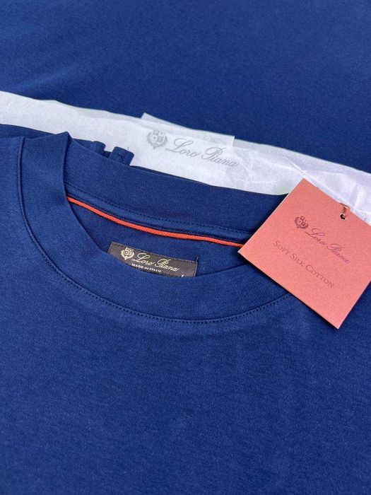 Мужская футболка Loro Piana футболка с вышивкой Лоро Пиана f664