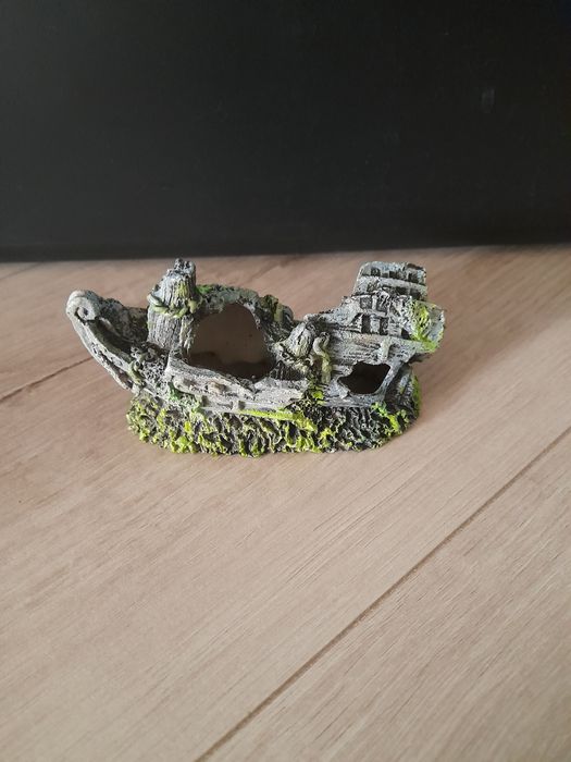 Mały statek akwariowy