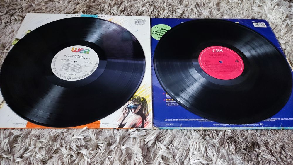 Zestaw 2 płyt winylowych lata 90 Top hits