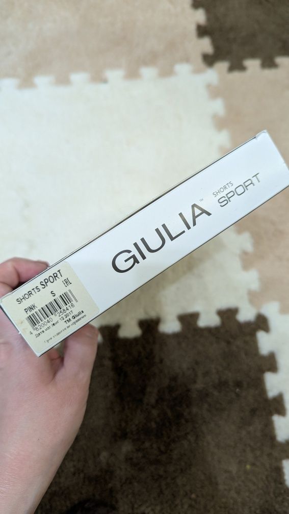 Шорти та майка Giulia спорті жін, розмір S, шорти рожеві та майка чорн