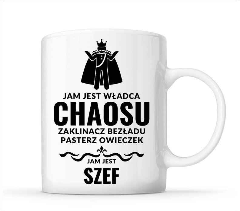 KUBEK dla szefa na prezent ŚMIESZNY szef