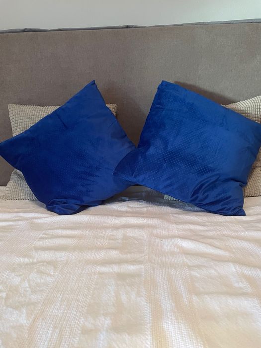 Almofadas decorativas azuis