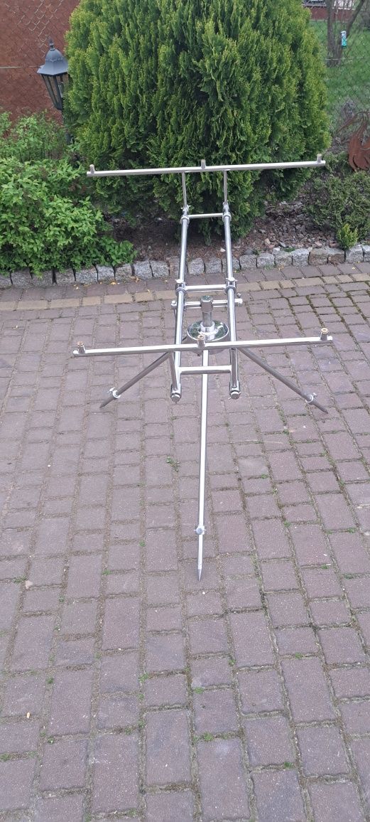 Tripod na trzy wędki INOX