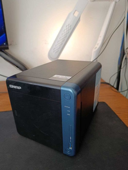 QNAP NAS TS-453Be 16Gb +  Адаптер  QM2-2P-244A для nvme кеша б/у