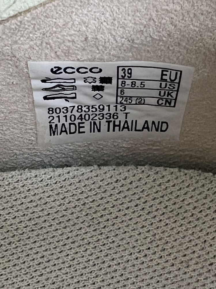 Оригінальні кросівки Ecco ZIPFLEX 39р.24.5-25см.