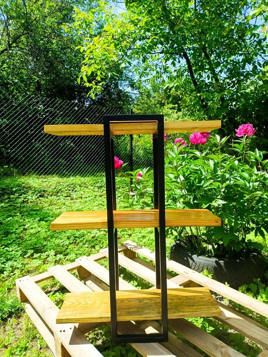 Поличка етажерка лофт 80*60см