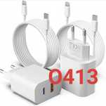 Ładowarka do iPhone 20W USB-C Lighting 2szt O413