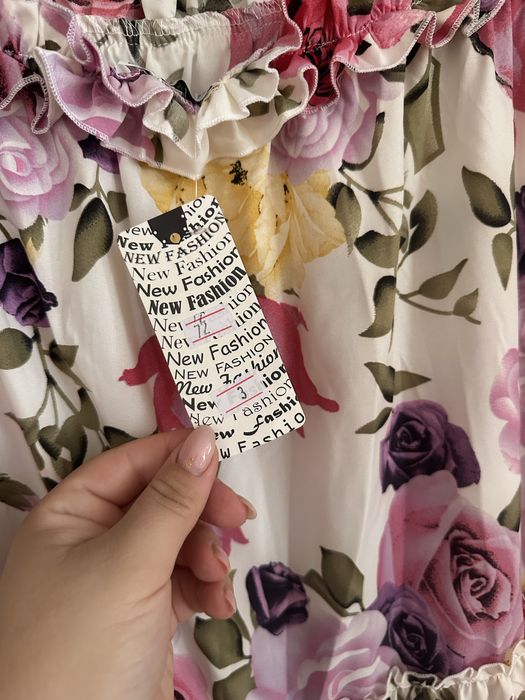 Сарафан сукня літня плаття для літа в квітах великого розміру